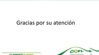 Gracias por su atención