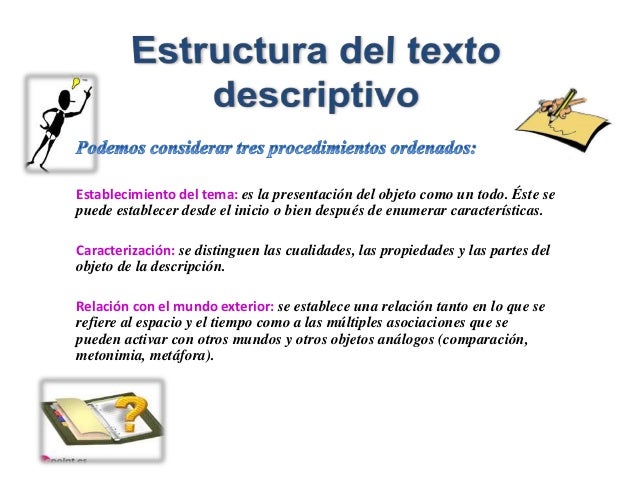 El Texto Descriptivo