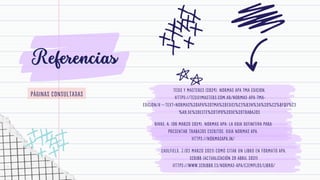 Todo lo que necesitas para saber citar en APA | PDF