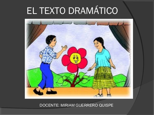 El Texto Dramatico
