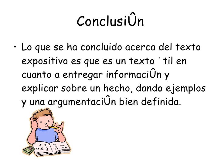 El texto expositivo