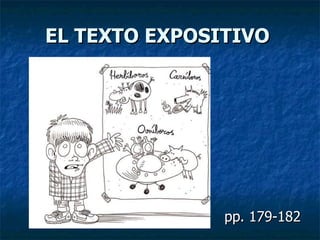 EL TEXTO EXPOSITIVO pp. 179-182 