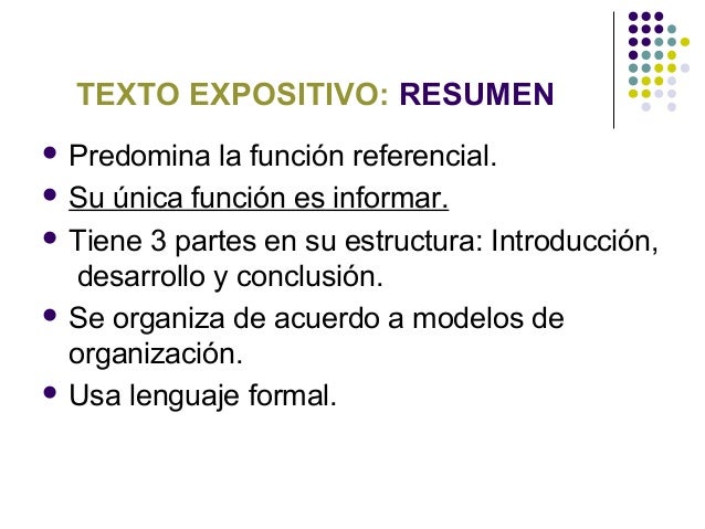 El texto expositivo para cuarto y quinto año