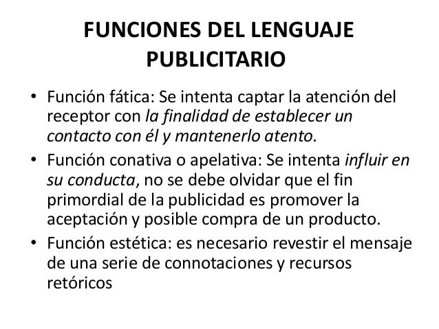 El texto publicitario