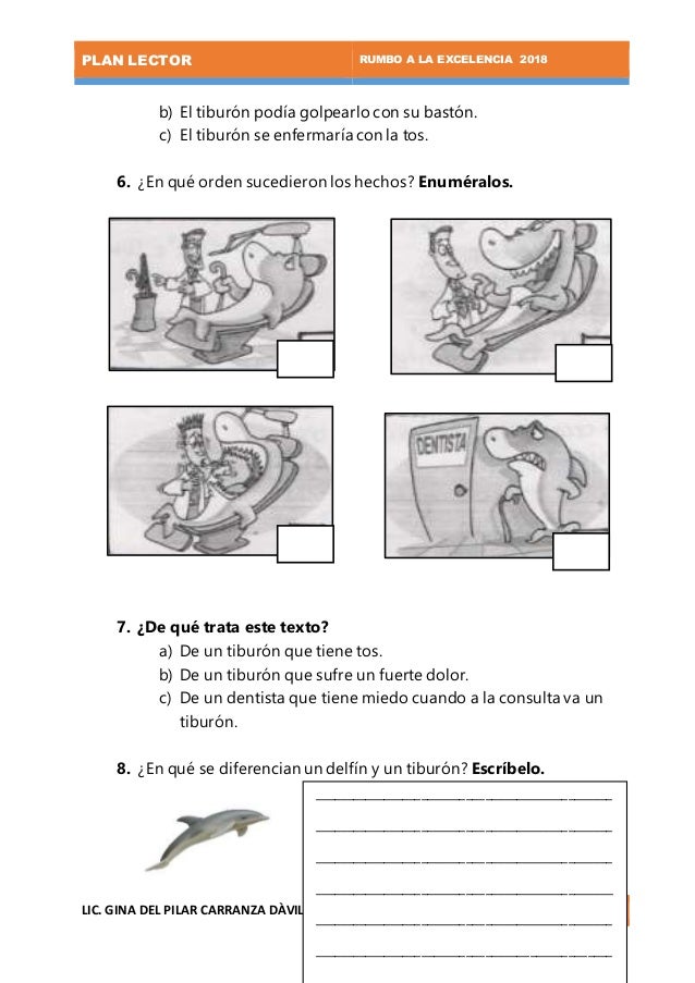 El tiburon va al dentista