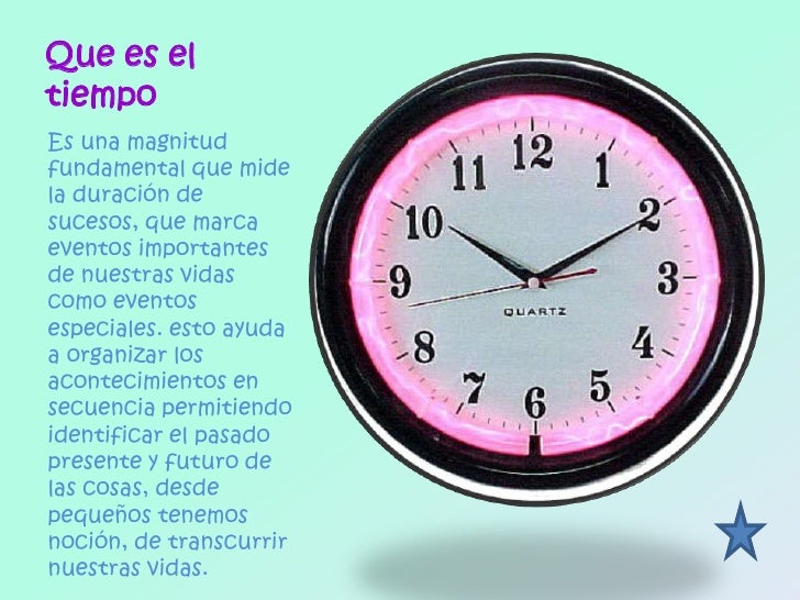 El tiempo