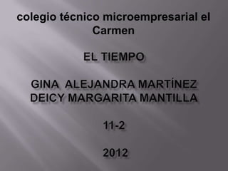 colegio técnico microempresarial el
              Carmen
 