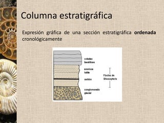 Métodos estratigráficos Criterios de polaridad