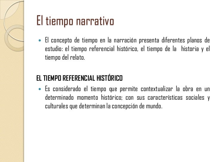 El tiempo narrativo