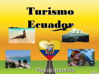 TurismoTurismo
EcuadorEcuador
PaísdemaravillaPaísdemaravilla
 