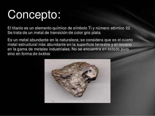El titanio