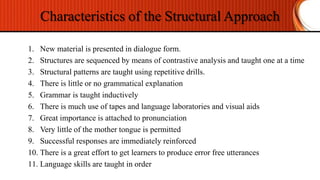 ENGLISH LANGUAGE TEACHING METHODS AND APPROACHES | PPTX
