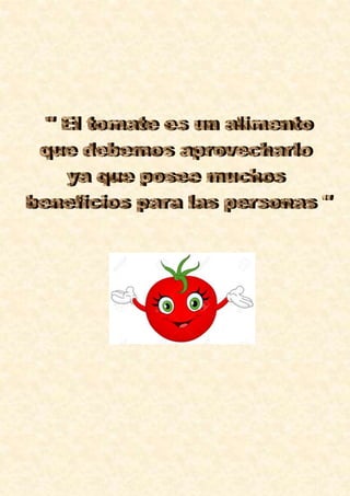 El tomate