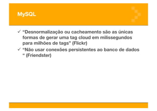 Desenvolvendo aplicativos web escaláveis