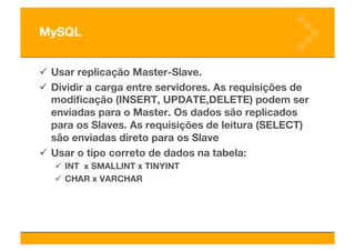 Desenvolvendo aplicativos web escaláveis