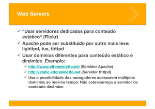 Desenvolvendo aplicativos web escaláveis