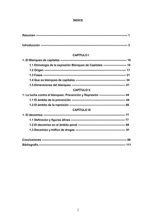 2
ÍNDICE
Resumen ----------------------------------------------------------------------------------------------- 1
Introdu...