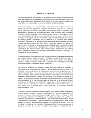 El trabajo a través de la historia | PDF