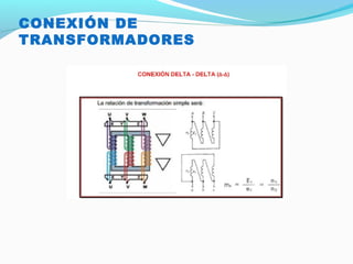 CONEXIÓN DE
TRANSFORMADORES
 