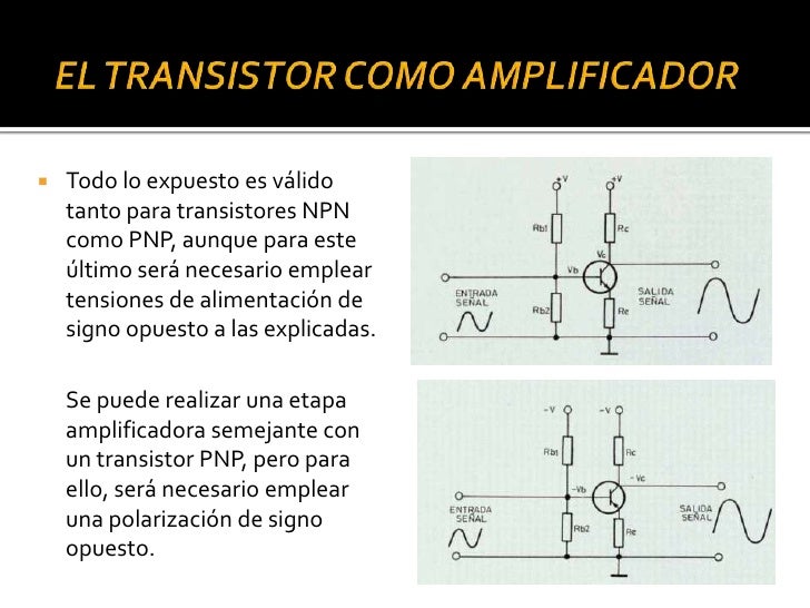 como u funciona transistor como El transistor amplificador como u funciona transistor como El transistor amplificador