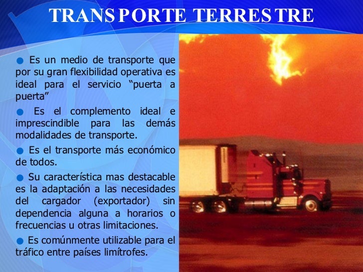 El transporte