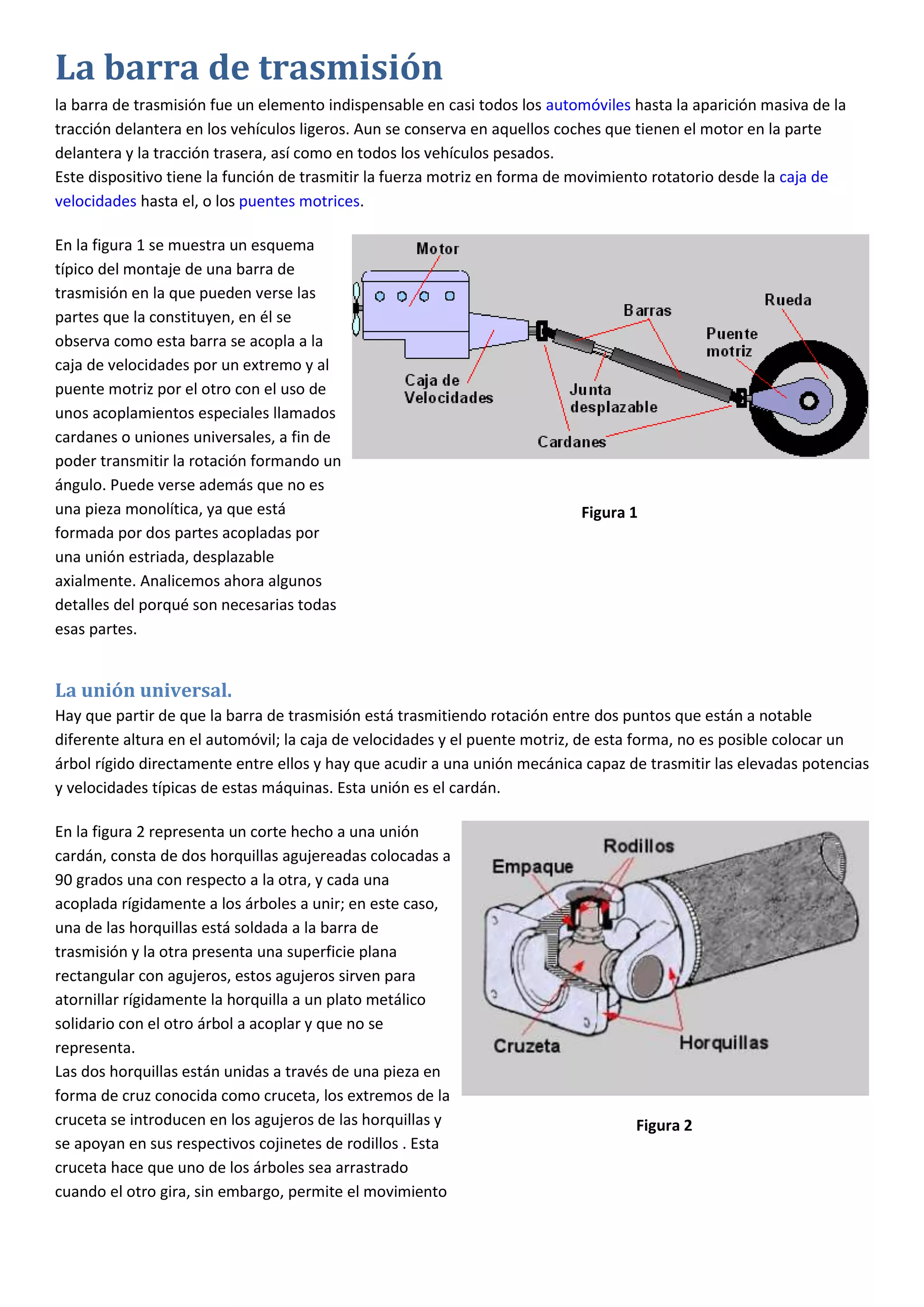 El tren de impulsión | DOCX