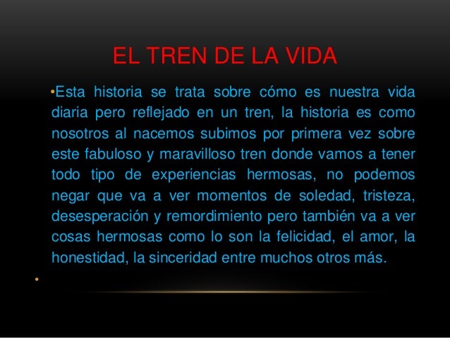 Resultado de imagen para tren de la historia