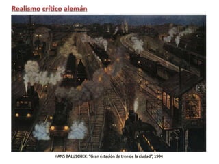 HANS BALUSCHEK: “Gran estación de tren de la ciudad”, 1904
 
