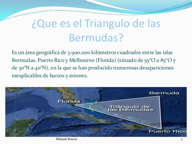 El triangulo de las bermudas diapositivas