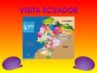 Actividades en Ecuador
Turismo
Interno
 