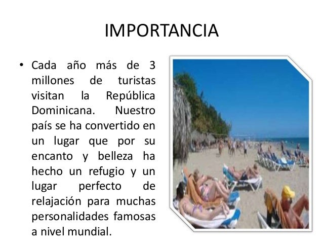 Introduccion Del Turismo En Republica Dominicana
