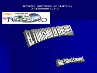 REPUBLICA BOLIVARIANA DE VENEZUELA
UNIVERSIDAD DE FALCON
 