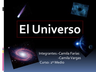 Integrantes:-Camila Farías
            -Camila Vargas
 Curso: 2º Medio
 