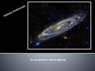 Es una galaxia espiral gigante. 
 