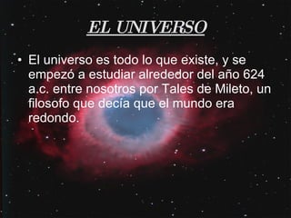 EL UNIVERSO ,[object Object]