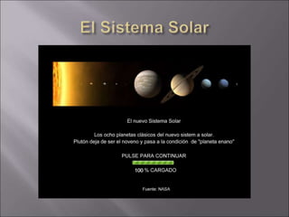 El Universo y el Sistema Solar