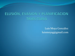 Luis Moya González
luismoyag@gmail.com
 