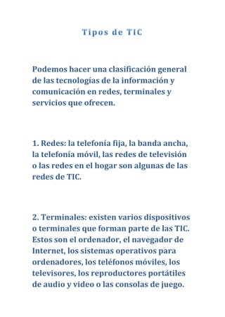 El uso adecuado de las tic | PDF