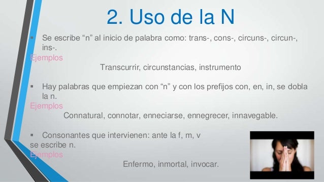Resultado de imagen de esquema uso m y n