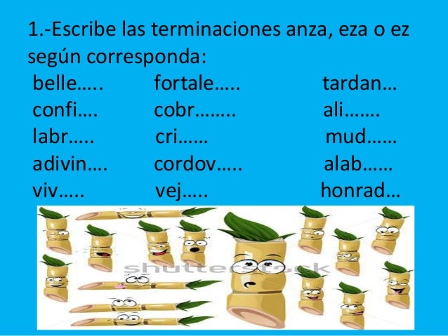 El uso de la z