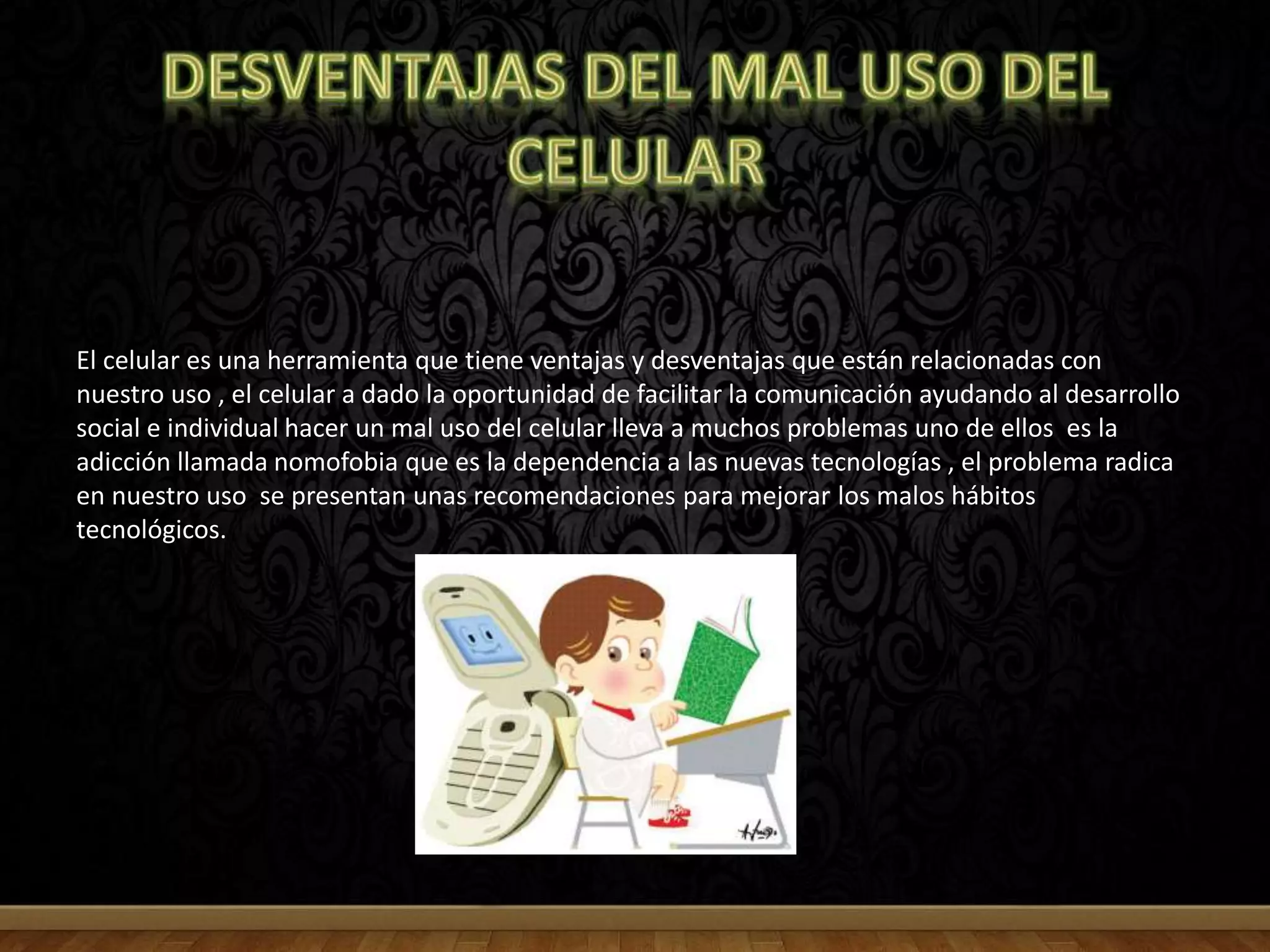 El Uso Del Celular PPT el-uso-del-celular-ppt