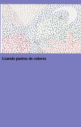 Usando puntos de colores 