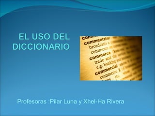 Profesoras :Pilar Luna y Xhel-Ha Rivera 