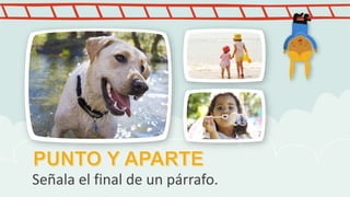 Señala el final de un párrafo.