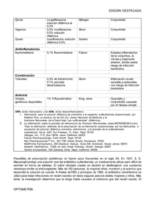 Uso pediátrico de tópicos oculares | PDF