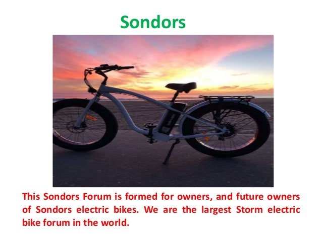 sondors electric car forum