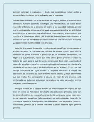 El Valor De Las Cadenas De Valores