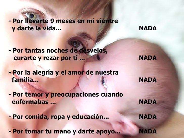El Valor De Ser Madre