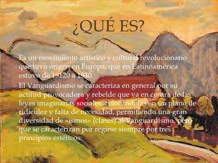 El vanguardismo literario latinoamericano (1)