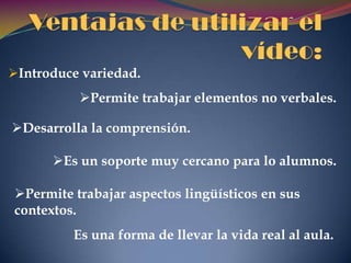 Propuestas y ejemplos del vídeo.